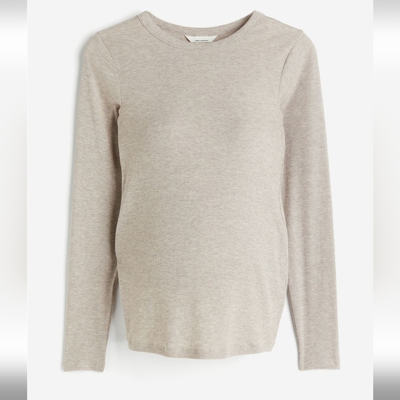 H&M Mama ribbed maternity top - Picture 1 of 5